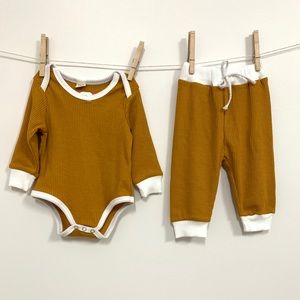 Ribbed Cotton Two-piece Set 0-3 Months